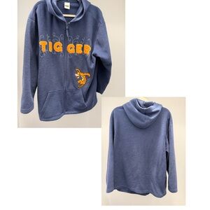 Vintage Disney Tigger Blue Orange Hoodie